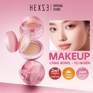 Cushion 2 in1 kèm chống nắng (Cushion 13g+phấn phủ 6.5g), lớp nền bển màu, lâu trôi