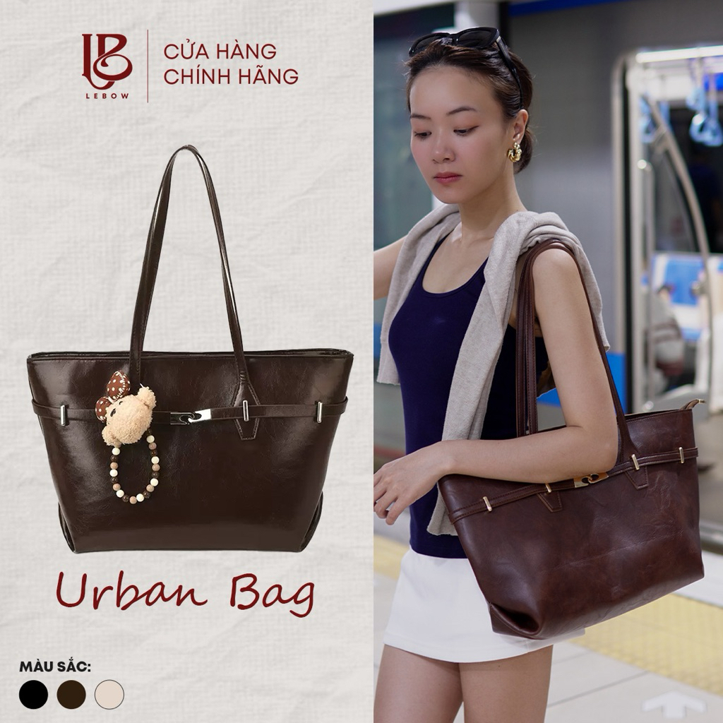 Túi tote nữ LEBOW Urban Tote  (Không kèm charm)