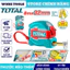 Thước kéo thép nền vàng TOTAL, dây thép cao cấp đo chính xác, dùng cho gia đình – công trình DNTT