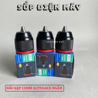 Đầu kẹp mũi khoan pin, đầu kẹp máy khoan, đầu kẹp mũi khoan autulock 10mm và 13mm, đầu kẹp kim loại