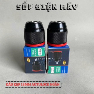 Đầu kẹp mũi khoan pin, đầu kẹp máy khoan, đầu kẹp mũi khoan autulock 10mm và 13mm, đầu kẹp kim loại