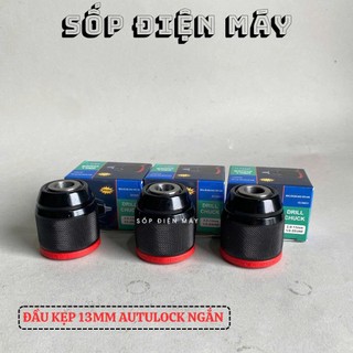 Đầu kẹp mũi khoan pin, đầu kẹp máy khoan, đầu kẹp mũi khoan autulock 10mm và 13mm, đầu kẹp kim loại