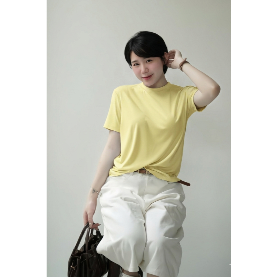 Áo Thun Nữ PONG Cao Cấp, Form Oversized Cổ Tròn, Tay Ngắn có bigsize 120kg < ÁO TRƠN >
