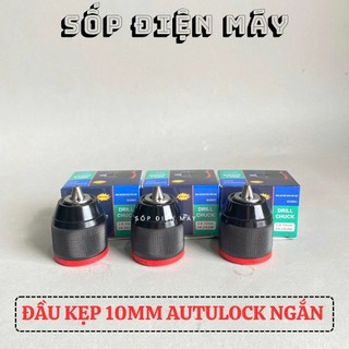 Đầu kẹp mũi khoan pin, đầu kẹp máy khoan, đầu kẹp mũi khoan autulock 10mm và 13mm, đầu kẹp kim loại