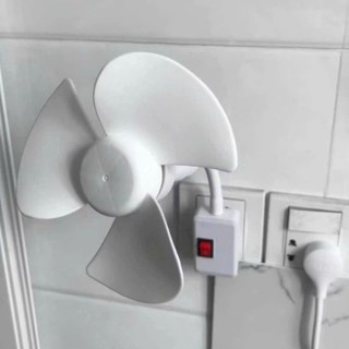 Quạt 3 cánh làm mát chỉ cần cắm điện là mát soay 360 độ