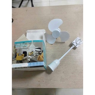 Quạt 3 cánh làm mát chỉ cần cắm điện là mát soay 360 độ