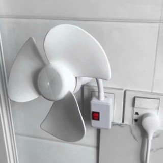 Quạt 3 cánh làm mát chỉ cần cắm điện là mát soay 360 độ
