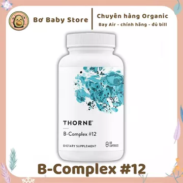 Thorne B-Complex #12 – Vitamin B Hỗ Trợ Não Bộ, Giảm Mệt Mỏi Căng Thẳng, Tăng Chuyển Hoá Cơ Thể Mỹ