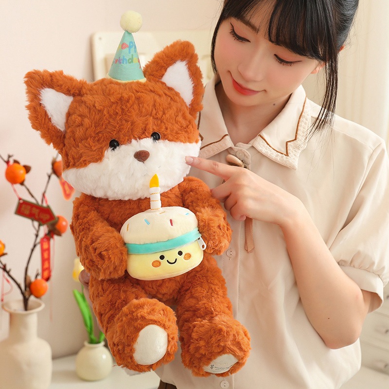 Gấu Bông Sinh Nhật Cáo Và Teddy Ôm Bánh Kem Cao Cấp Có Ngăn Đựng Đồ Bí Mật Quà Tặng Sinh Nhật Độc Đáo Cho Người Yêu