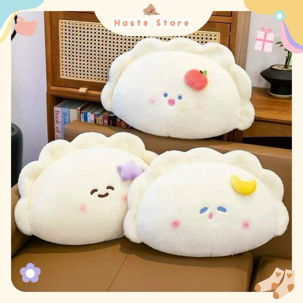 Gấu Thú Bông Há Cảo Mandu Dimsum Sủi Cảo Ngộ Nghĩnh Mềm Mịn Siêu Dễ Thương Quà Tặng Gấu Bông Độc Đáo
