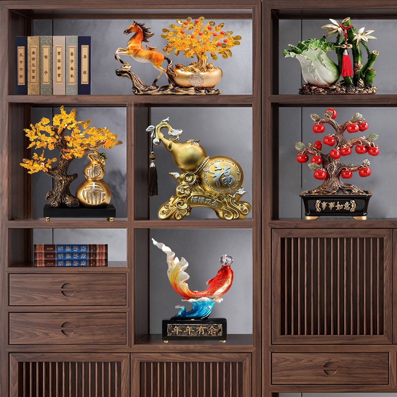 Bộ tượng các mẫu phong thủy tài lộc decor nhà cửa