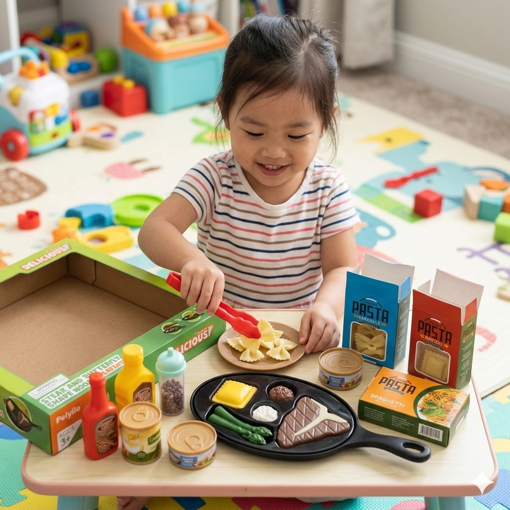 Bộ Đồ Chơi Nấu Ăn Cho Bé, Quà Tặng Cho Bé, Bộ Đồ Chơi Nấu Ăn Mini, Đồ Chơi Cao Cấp