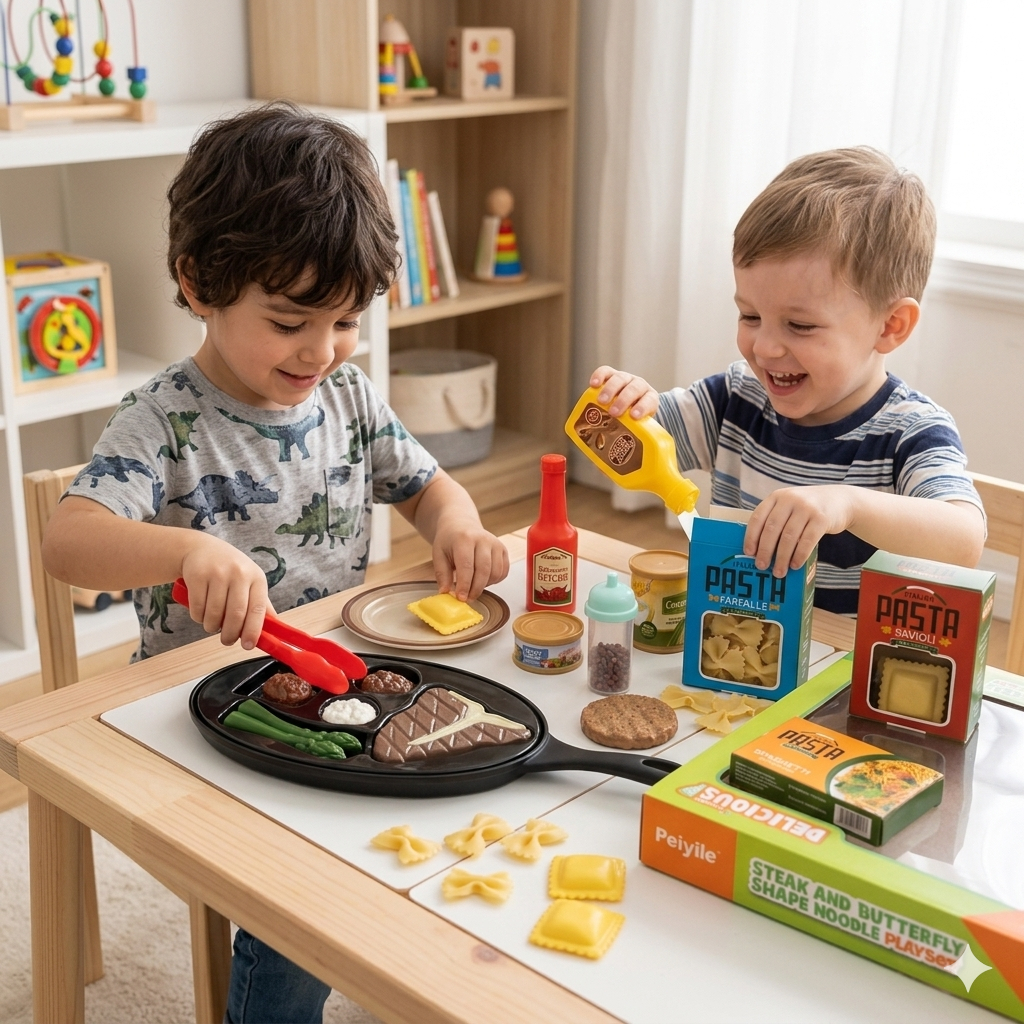 Bộ Đồ Chơi Nấu Ăn Cho Bé, Quà Tặng Cho Bé, Bộ Đồ Chơi Nấu Ăn Mini, Đồ Chơi Cao Cấp