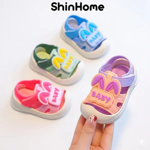 Dép sandal mềm quai hậu bít mũi chống trượt Baby cho bé trai bé gái 0-3 tuổi ShinHome