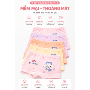 Quần lót bé gái cotton kháng khuẩn mềm mát Cinnamoroll