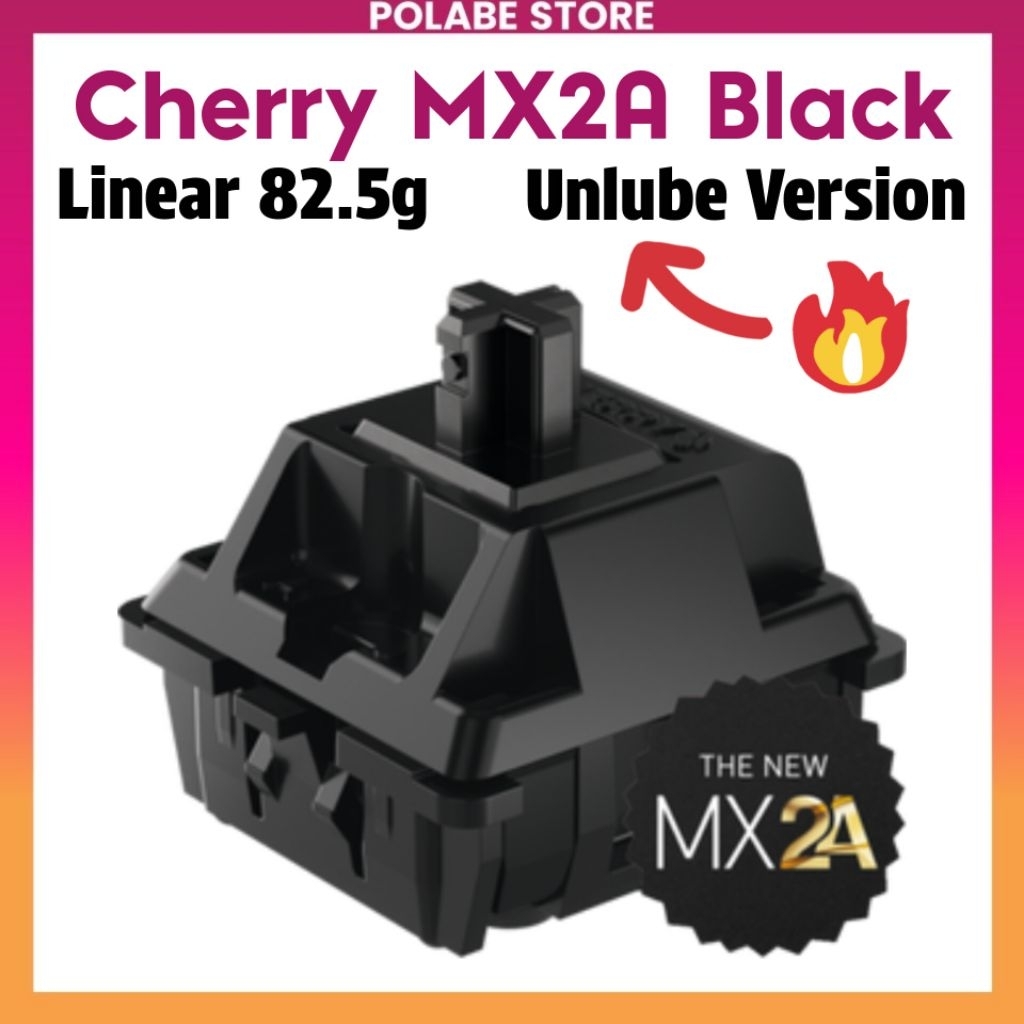 Cherry MX2A Black Unlube HyperGlide Black Brown Red Linear Switch Công Tắc Bàn Phím Cơ Polabe Store