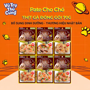 Pate Cho Chó Doggyman Dạng Thịt Đóng Gói Bổ Sung Rau Củ Gói 70g