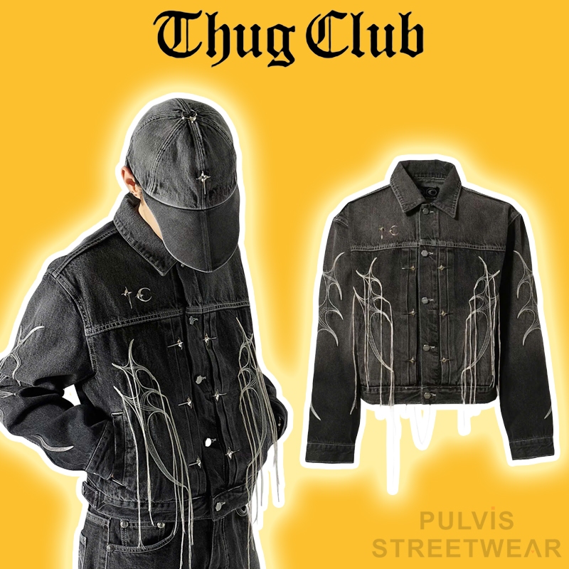 ⚡️[Mirror Quality] - Áo Khoác Thug Club Tribal Tree Denim Jacket