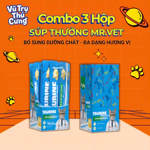 150 Thanh Súp Thưởng Cho Mèo Mượt Lông, Hỗ Trợ Tiêu Hóa Mr.Vet