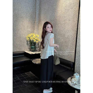 Sét đồ bộ đũi xước mát lịm sn cổ tàu khuy lưng sn kèm quần bom dành cho nữ