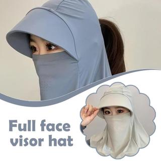 Mũ che nắng toàn mặt mùa hè cho nữ chống tia cực tím, mũ thể thao đạp xe ngoài trời, mặt nạ che cổ, mũ chống nắng chonam