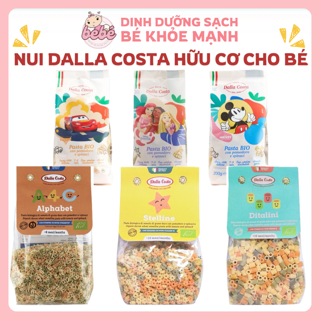 Nui Rau Củ Hữu Cơ Dalla Costa Cho Bé Ăn Dặm Nhiều Hình Dễ Thương