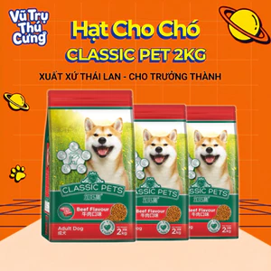 Thức Ăn Hạt Cho Chó Trưởng Thành Vị Thịt Bò Classic Pets
