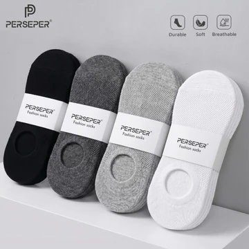 Tất cổ ngắn nam công sở chất liệu vải cotton thoáng khí chống hôi chân - Cherry Shop