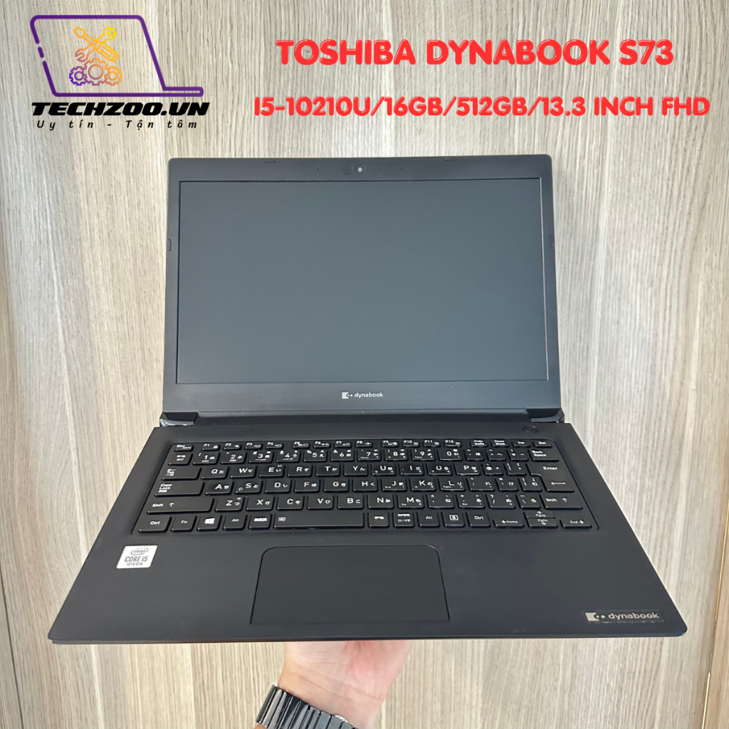 Laptop Toshiba dynabook S73/FR nội địa Nhật, I5-10210U/16GB/512GB