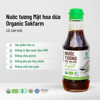 Nước tương mật hoa dừa sokfarm 200ml