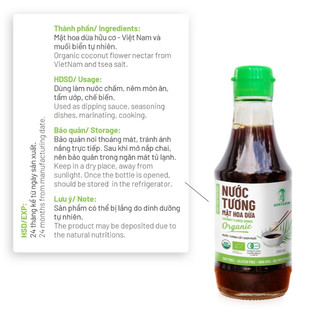 Nước tương mật hoa dừa sokfarm 200ml