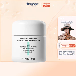 H64_ Kem dưỡng Findive PDRN cica exosome stemcell liposome cream 50ml