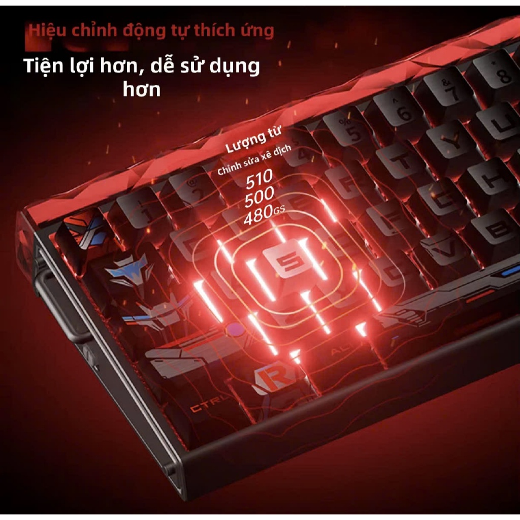 BÀN PHÍM CƠ - Aula Hero 68 Air Gaming Keyboard 3 Mode RGB Hall Effect Magnetic Switch, Rapid Trigger | BigBuy360 - bigbuy360.vn