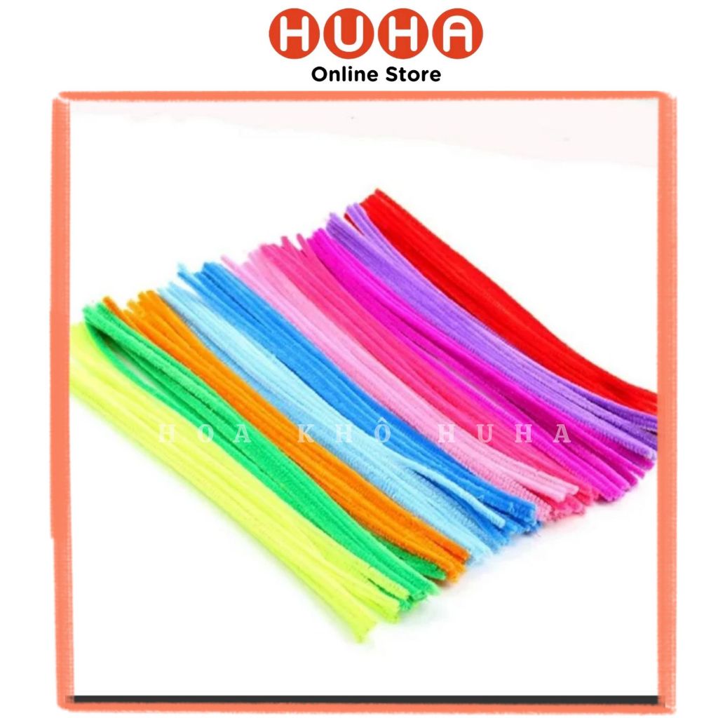 Bó 100 Sợi Kẽm Nhung Làm Hoa Handmade, Làm Hoa Tết