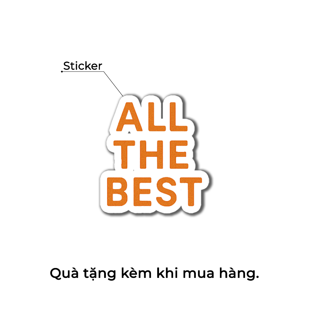 Sticker Dán Hình Túi Xách Ví Áo Thun Trang Trí Nam Nữ Thương Hiệu | M MIDORI