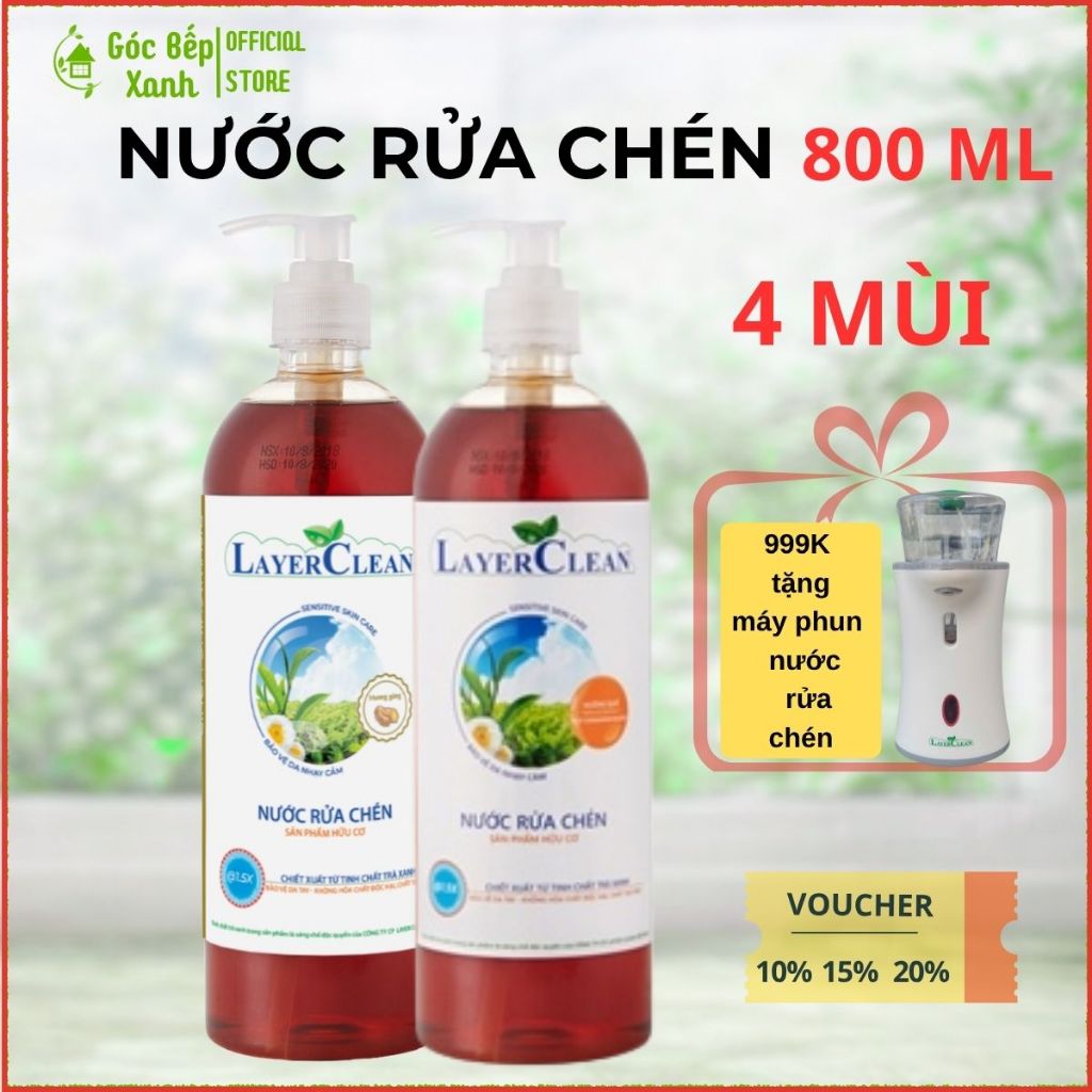 nước rửa chén layer clean giá tốt Tháng 8, 2026 | Mua ngay | Shopee ...