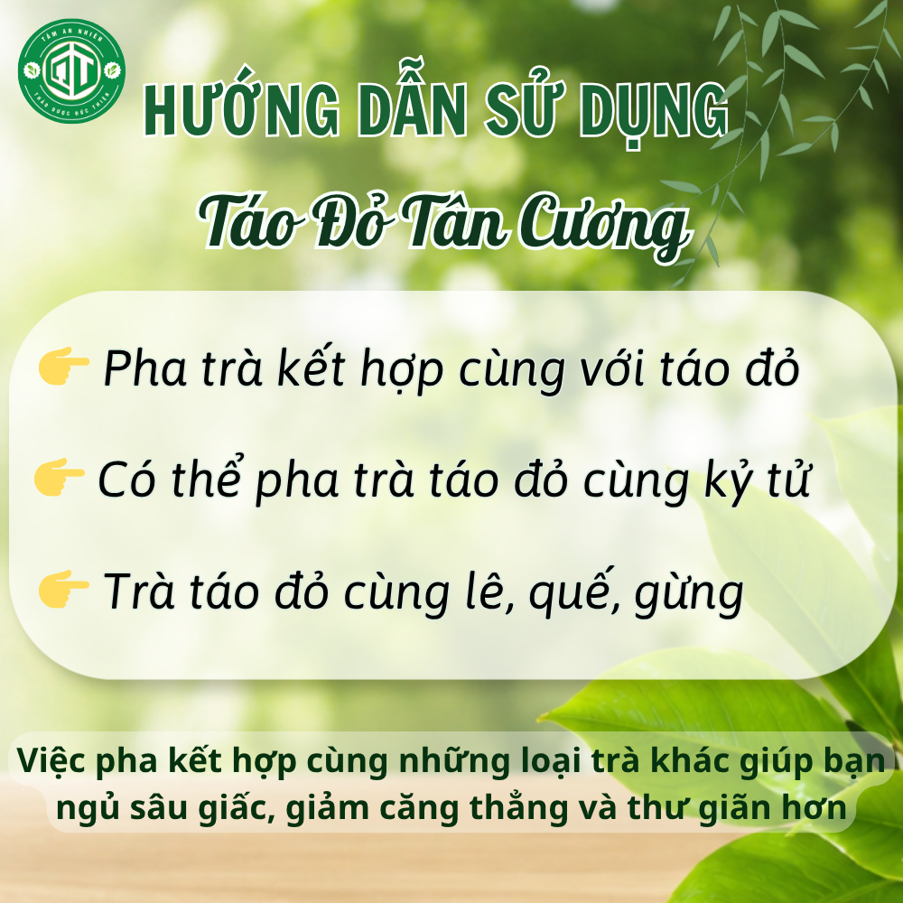 200g, 500g Táo Đỏ (Táo Tàu) Loại 1 Đức Thiện (Khô, Sạch, Thơm) - Làm Trà Hoa, Hỗ Trợ Tim Mạch