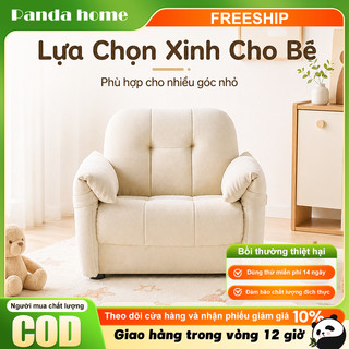 Ghế sofa mini cho bé màu trắng, ghế ngồi trẻ em êm ái đọc sách phòng ngủ nhỏ gọn hiện đại đẹp