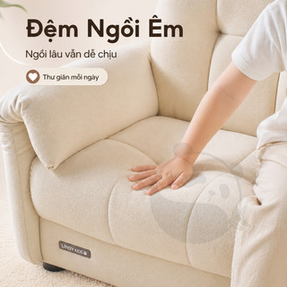 Ghế sofa mini cho bé màu trắng, ghế ngồi trẻ em êm ái đọc sách phòng ngủ nhỏ gọn hiện đại đẹp