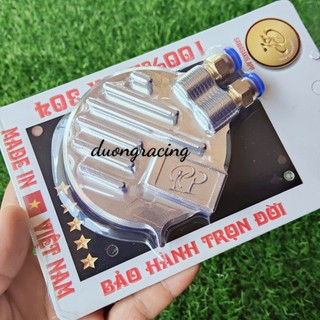 Nắp cam CNC 3D có ống thông hơi gắn Wave / Dream (có đầu cos) nắp lớn
