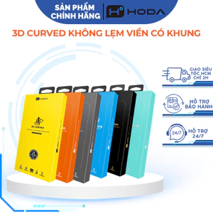 CL Hoda 3D Curved Full Màn Hình Không Lẹm Viền - Trong Suốt/ CVT/CNT/ Chống Chói/ 2IN1 CNTxChống Chói/ Kim Cương Carbon