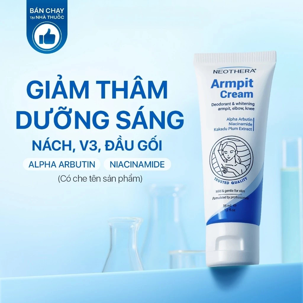 Kem dưỡng trắng nách khử mùi Armpit Cream - Làm sáng da, giảm thâm, kiểm soát mồ hôi 35ml