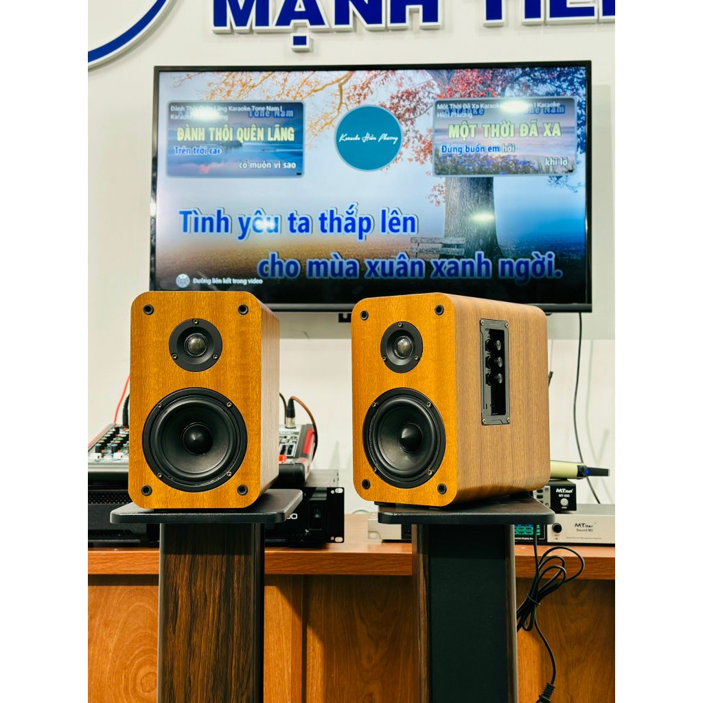 Loa Máy Tính , Loa Vi Tính Loahao 8219  màu Gỗ sang trọng Nhỏ Gọn Bass Cực Hay