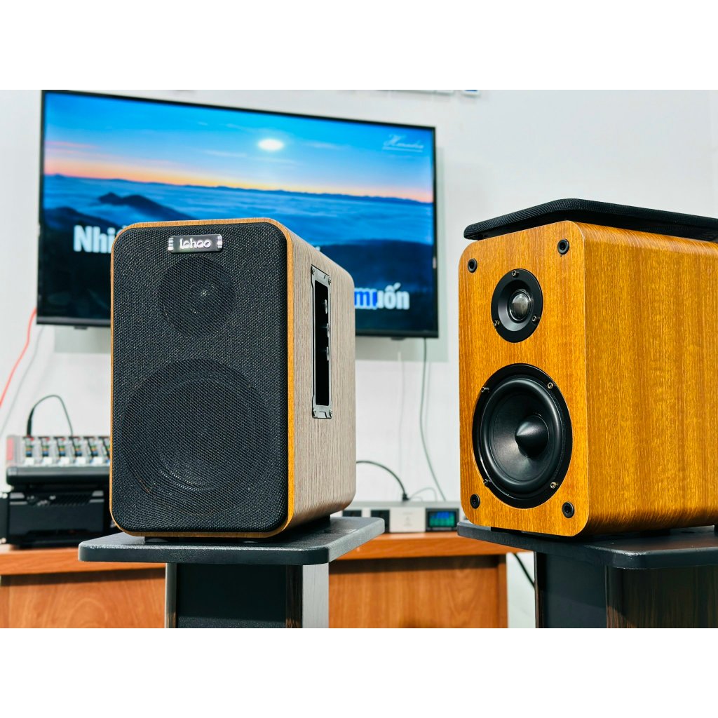 Loa Máy Tính , Loa Vi Tính Loahao 8219  màu Gỗ sang trọng Nhỏ Gọn Bass Cực Hay