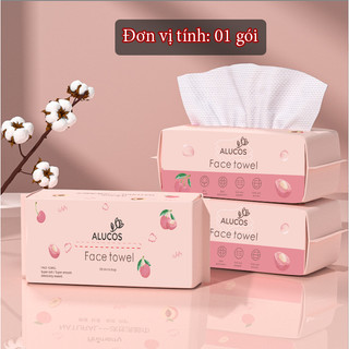 Khăn lau mặt dùng 1 lần lau khô, lau ướt, Khăn giấy đa năng