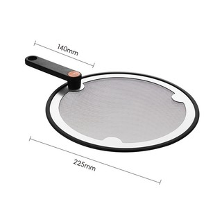 Nắp chắn dầu mỡ inox 304 24-26-28cm, nắp chống bắn dầu nhà bếp, tiện lợi cao cấp