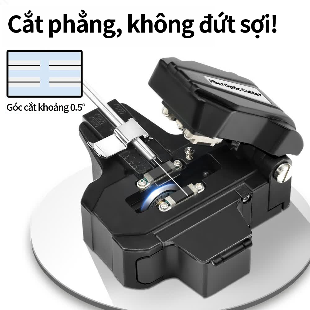 Dao Cắt Sợi Quang M8 Một Bước Tự Động Chính Xác Cao Dùng Cho Hàn Nối Và FTTH