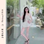 Set Đồ Jolie Áo Hai Dây Quai Bèo Phối Chân Váy Bí Chấm Bi Xinh Xắn
