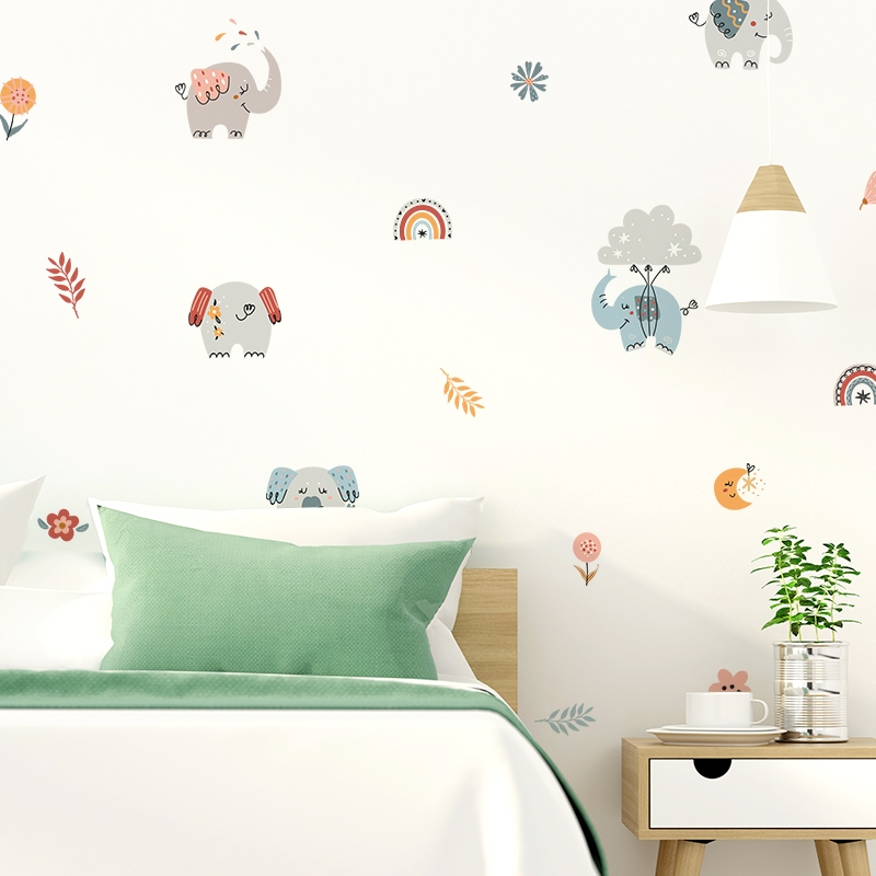 Sticker Decal Dán Tường Mẫu Boho 8 Có Keo Sẵn - Trang Trí Cửa Kính - Decor Quán Cafe - Phòng Ngủ