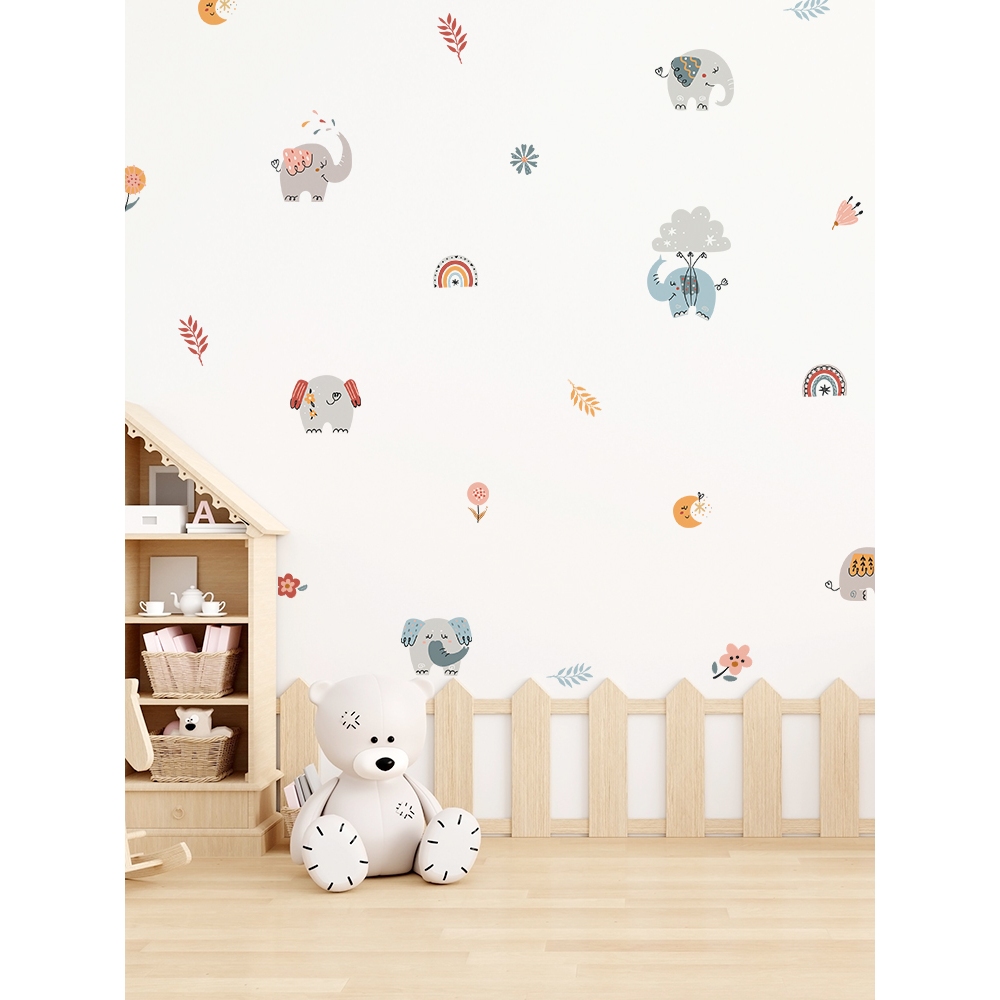 Sticker Decal Dán Tường Mẫu Boho 8 Có Keo Sẵn - Trang Trí Cửa Kính - Decor Quán Cafe - Phòng Ngủ